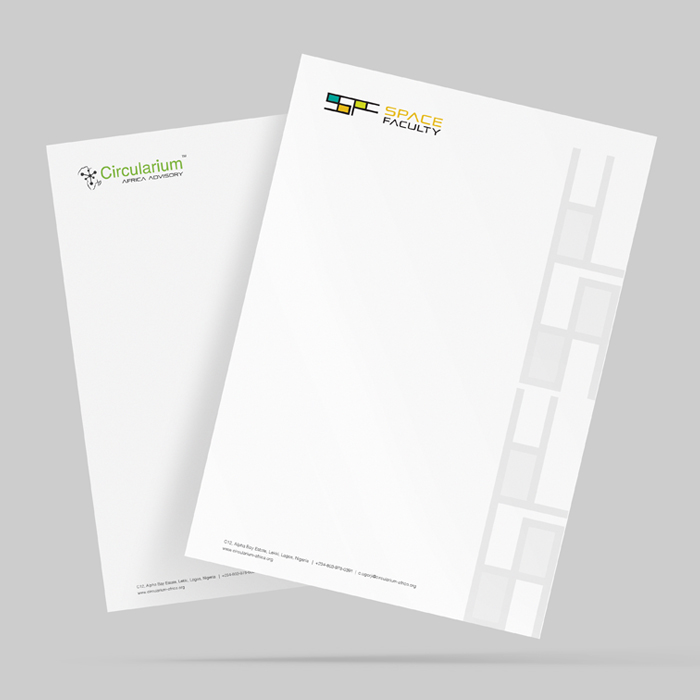 Design and print letterheads in lagos nigeria