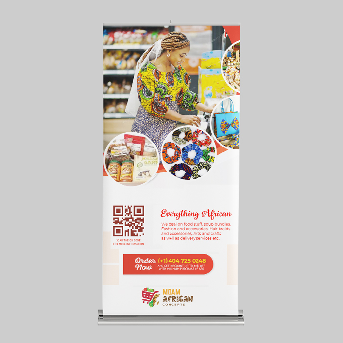Print roll up banner in lagos nigeria